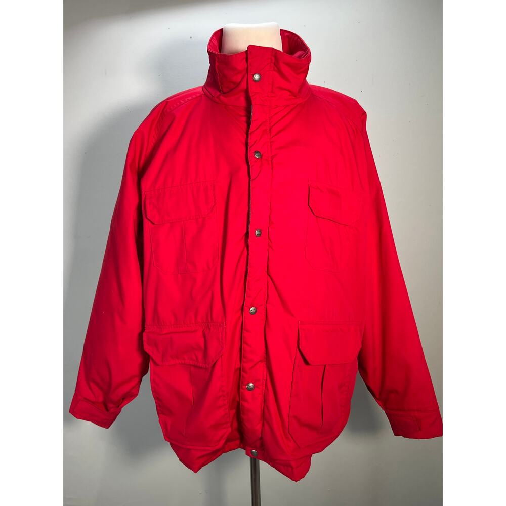 Vintage Woolrich Coat Mens X Large Red Mountaineering Parka Jacket 80s